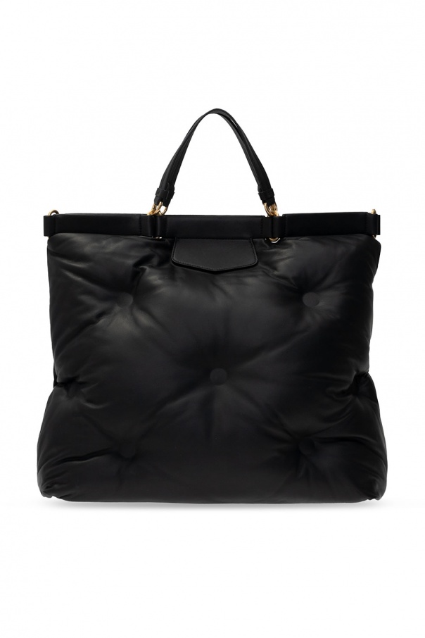 e-canvas bag with logo Maison Margiela - Bon Bon embellished